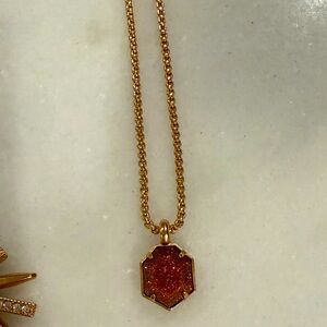 Kendra Scott Goldstone necklace